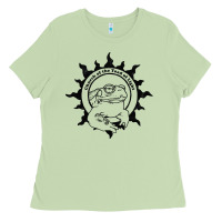 Matcha Authentic Church Of The Toad Of Light Psychedlic Frog Licking (Distres Ladies Tee - DesignPulse