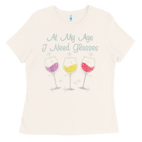 Bone At My Age I need Glasses Ladies Tee - DesignPulse