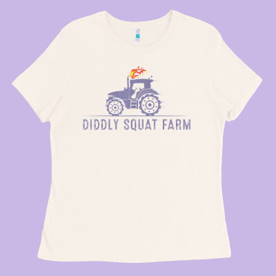 Diddly Farm For Men And Women Ladies Tee Designed By Designpulse