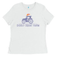 White diddly farm for men and women Ladies Tee - DesignPulse