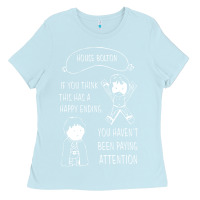 Baby Blue house bolton Ladies Tee - DesignPulse