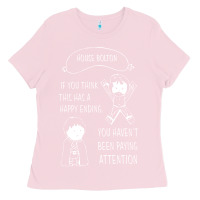 Bubblegum Pink house bolton Ladies Tee - DesignPulse