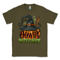 Army Green Howdy witches Classic Tee - NancyCooperArtShop