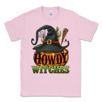 Bubblegum Pink Howdy witches Classic Tee - NancyCooperArtShop