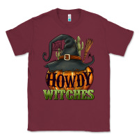Burgundy Howdy witches Classic Tee - NancyCooperArtShop
