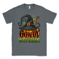 Charcoal Heather Howdy witches Classic Tee - NancyCooperArtShop