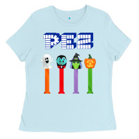 Baby Blue halloween pez Ladies Tee - trangStudio