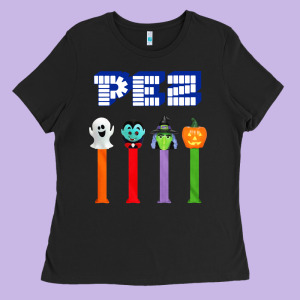 Halloween Pez Ladies Tee Designed By Trangstudio
