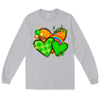 Moon Dust St. Patrick's Day hearts St. Patricks day Long Sleeve Tee - HowdyJamesFarm