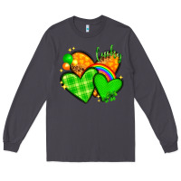 Smoke St. Patrick's Day hearts St. Patricks day Long Sleeve Tee - HowdyJamesFarm