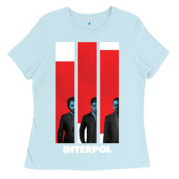 Baby Blue INTERPOL BAN Ladies Tee - DesignPulse