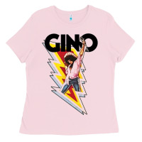 Bubblegum Pink Gino time basketball Ladies Tee - DesignPulse