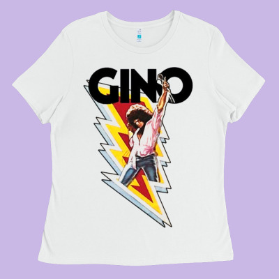 Gino Time Basketball Ladies Tee Designed By Designpulse