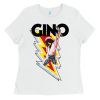 White Gino time basketball Ladies Tee - DesignPulse
