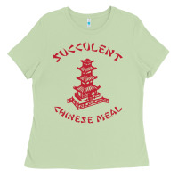 Matcha SUCCULENT CHINESE MEAL CHINESE TAKE OUT TAKE AWAY Ladies Tee - DesignPulse