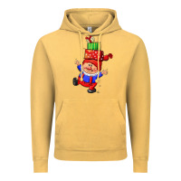 Vintage Mustard cute christmas gnome Vintage Hoodie - CowGirlArtShop