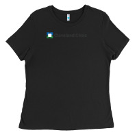 Black Cleveland clinic Ladies Tee - DesignPulse