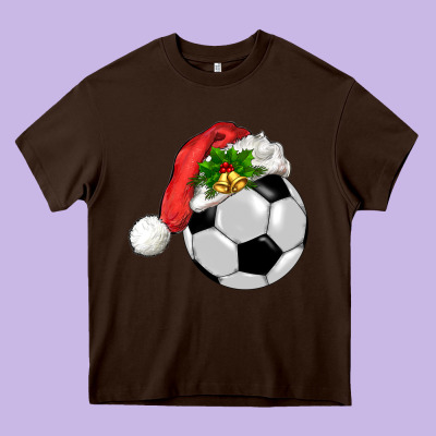 Christmas Sports Heavy Core Tee Designed By Barkaloodesign