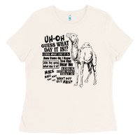 Bone New Hump day camel Guess What Day Ladies Tee - DesignPulse