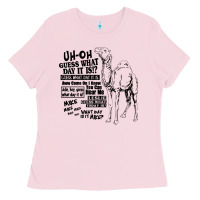 New Hump Day Camel Guess What Day Ladies Tee | Teevron