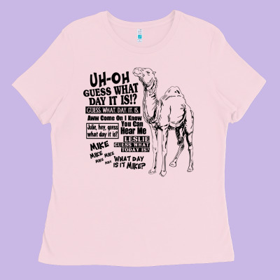 New Hump Day Camel Guess What Day Ladies Tee Designed By Designpulse