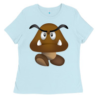 Baby Blue goomba Ladies Tee - DesignPulse