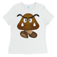 White goomba Ladies Tee - DesignPulse