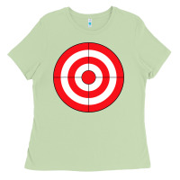 Matcha bulls eye target lazy diy halloween costume darts shooting t shirt Ladies Tee - DesignPulse