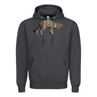 Smoke Ocelot Zipper Hoodie - LillyAllenDesigns