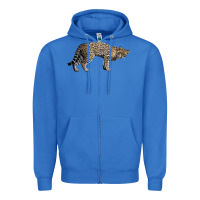 True Royal Ocelot Zipper Hoodie - LillyAllenDesigns