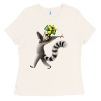 Bone All Hail King Julien Ladies Tee - DesignPulse