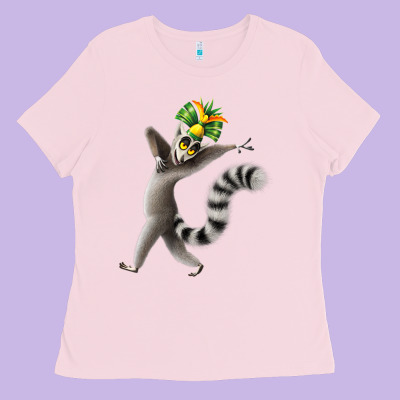 All Hail King Julien Ladies Tee Designed By Designpulse