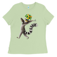 Matcha All Hail King Julien Ladies Tee - DesignPulse