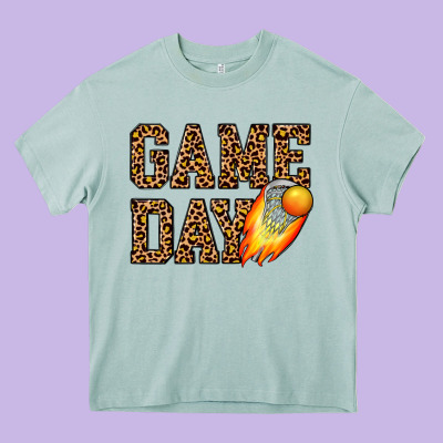 Game Day Lacrosse Heavy Core Tee Designed By Jahusdesignshop