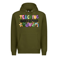 Army Green Teaching Lucky Charms Premium Hoodie - CowhideDigitalArt