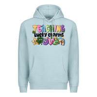 Blue Mist Teaching Lucky Charms Premium Hoodie - CowhideDigitalArt