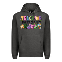 Charcoal Heather Teaching Lucky Charms Premium Hoodie - CowhideDigitalArt