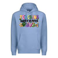 Colony Blue Teaching Lucky Charms Premium Hoodie - CowhideDigitalArt
