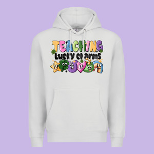 Teaching Lucky Charms Premium Hoodie Designed By Cowhidedigitalart
