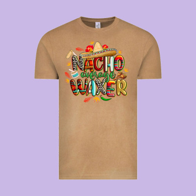 Cinco De Mayo Nacho Average Waxer Vintage Tee Designed By Cowgirlartshop