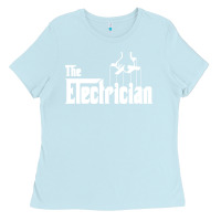 Baby Blue the electrician the godfather parody design hipste Ladies Tee - PixelWave