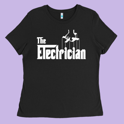 The Electrician The Godfather Parody Design Hipste Ladies Tee Designed By Pixelwave