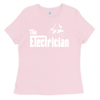 Bubblegum Pink the electrician the godfather parody design hipste Ladies Tee - PixelWave