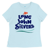 Baby Blue #long john silvers Ladies Tee - PixelWave