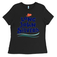 Black #long john silvers Ladies Tee - PixelWave