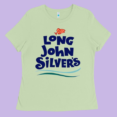 #long John Silvers Ladies Tee Designed By Pixelwave