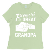 Matcha Promoted to Great Grandpa Ladies Tee - PixelWave