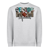Heather Grey senior mom squad football design Heavyweight Sweatshirt - CowhideDigitalArt