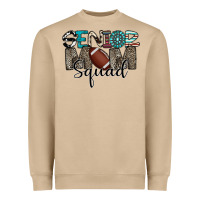 Senior Mom Squad Football Design Heavyweight Sweatshirt | Teevron