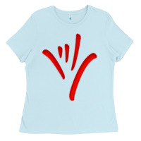 Baby Blue asl (american sign language) tshirt  i love you classic Ladies Tee - PixelWave